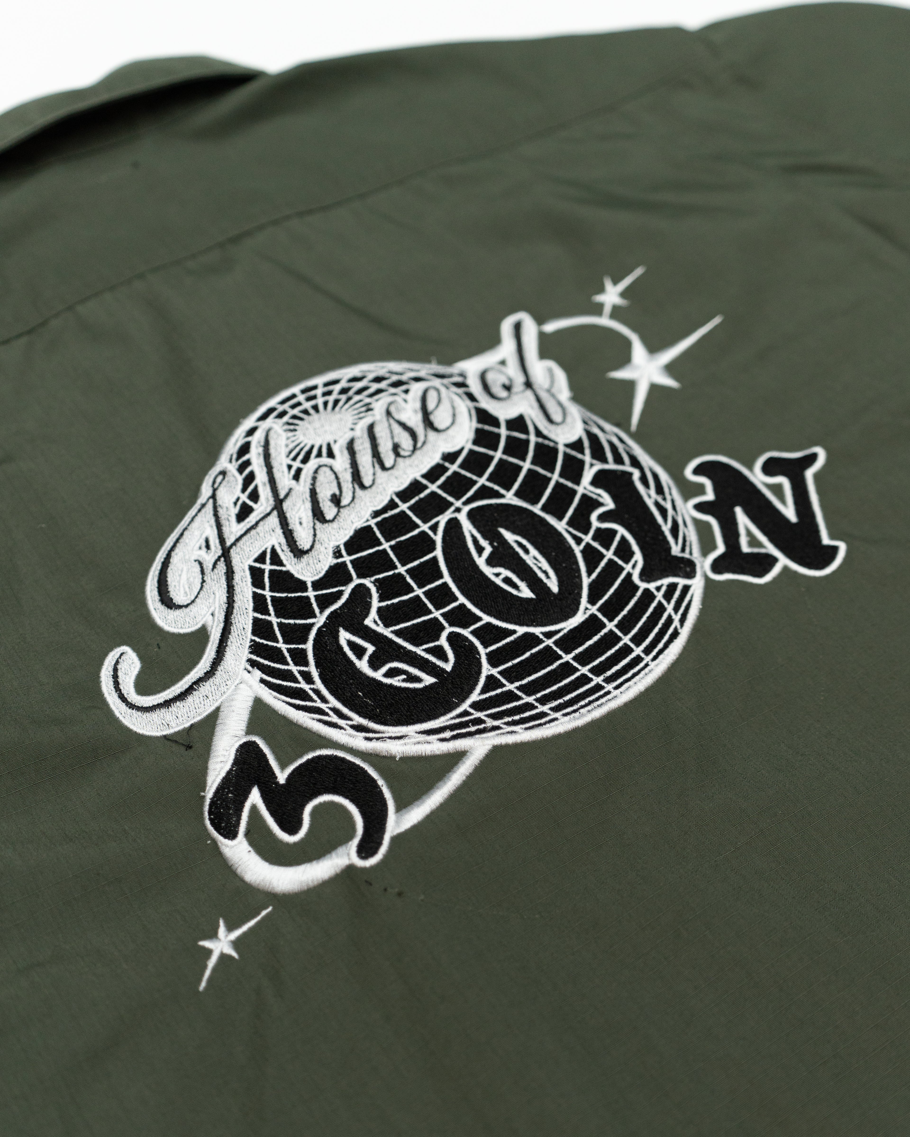 Embroidered Military Jacket