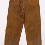 Brown Suede Pants
