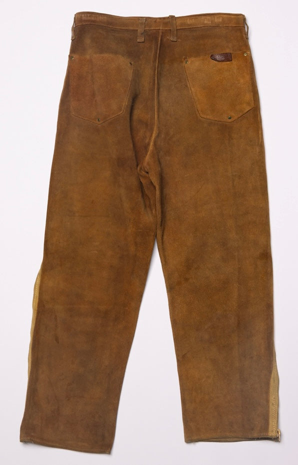 Brown Suede Pants