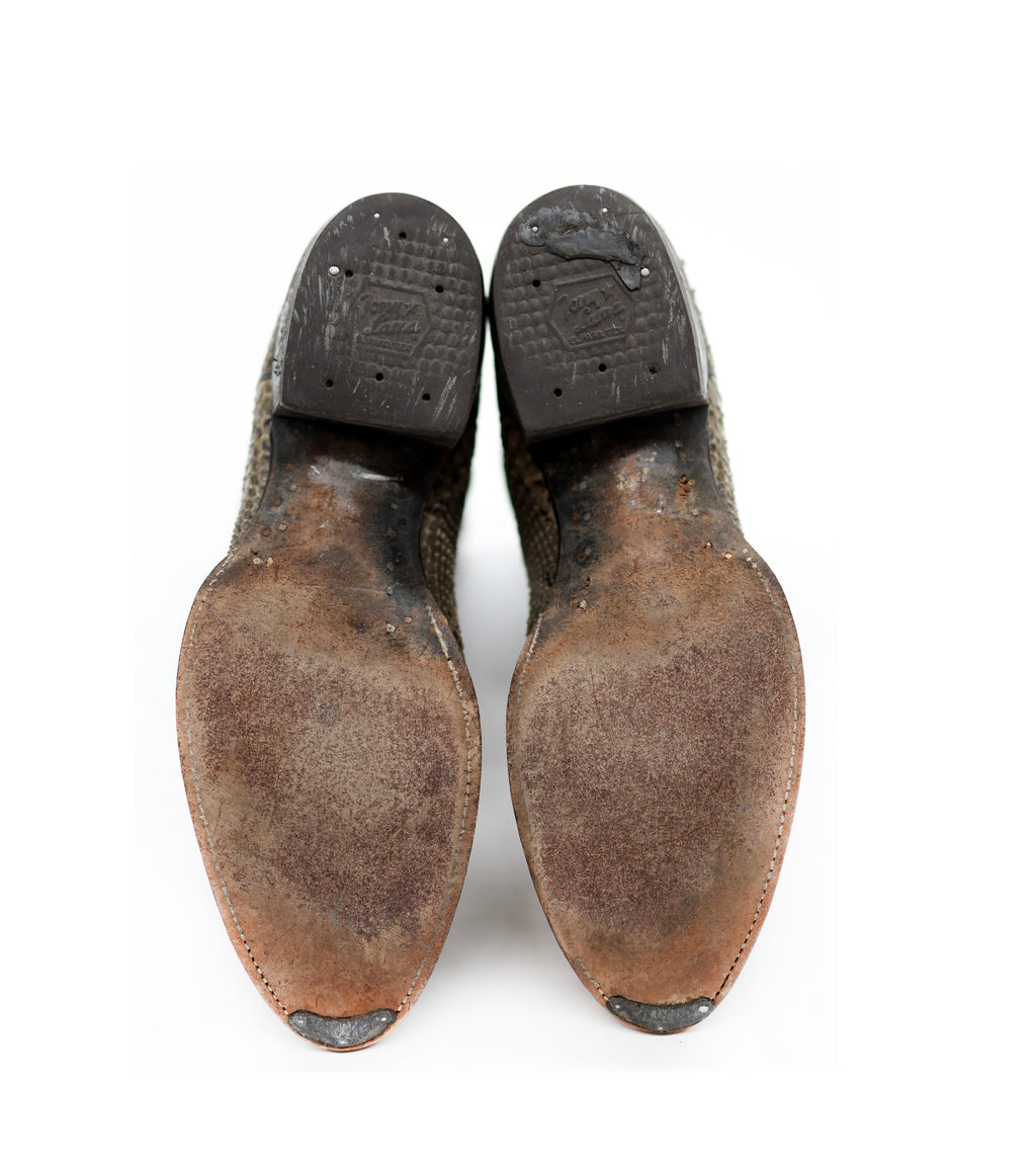 SNAKE SKIN COWBOY BOOTS