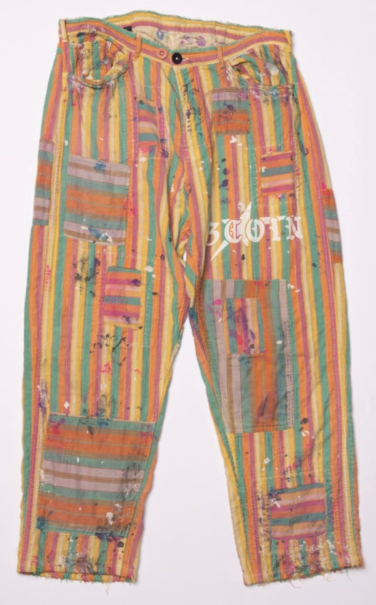 STRIPED MAGNOLIA DENIM