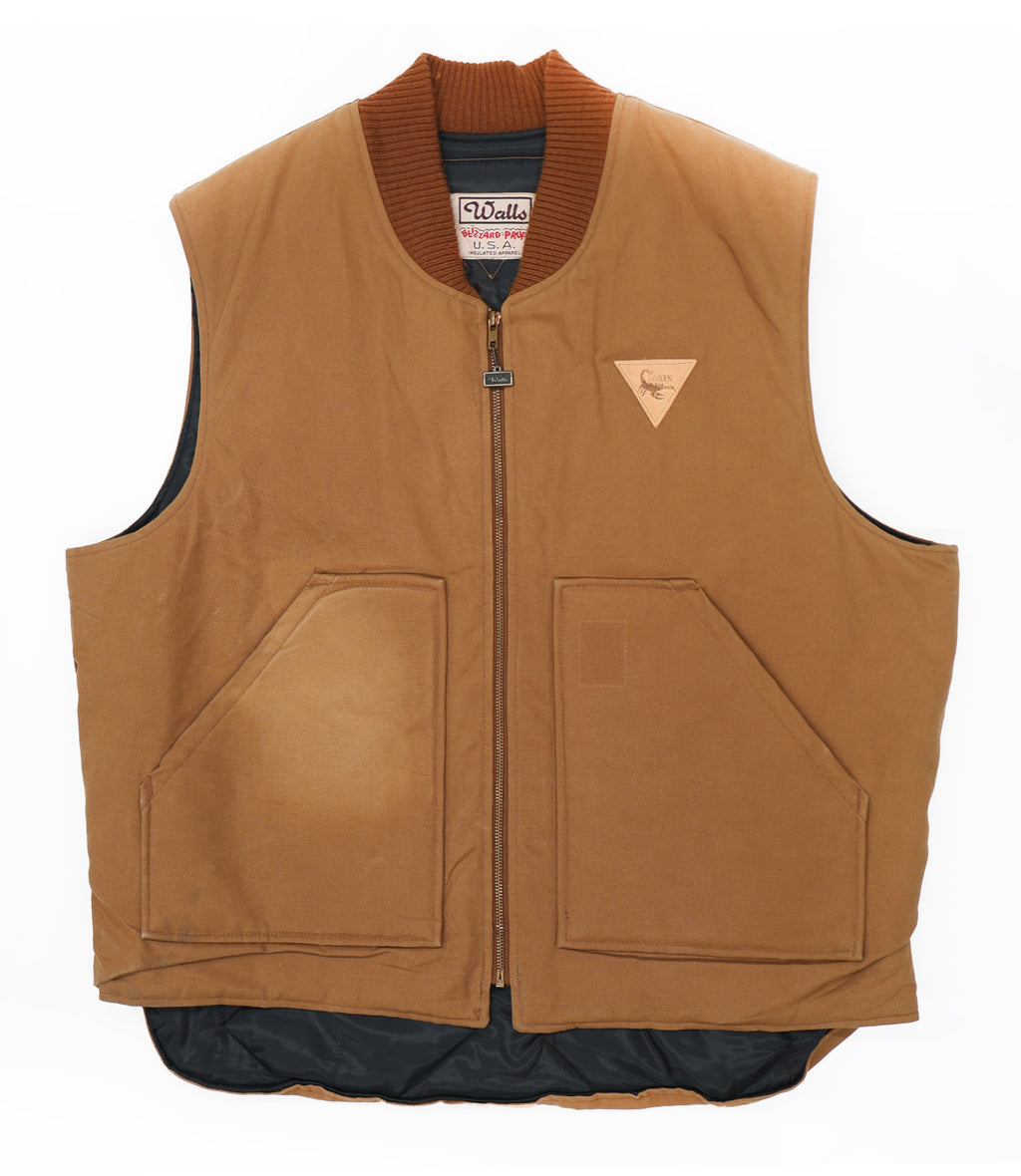 LEATHER PATCH VEST