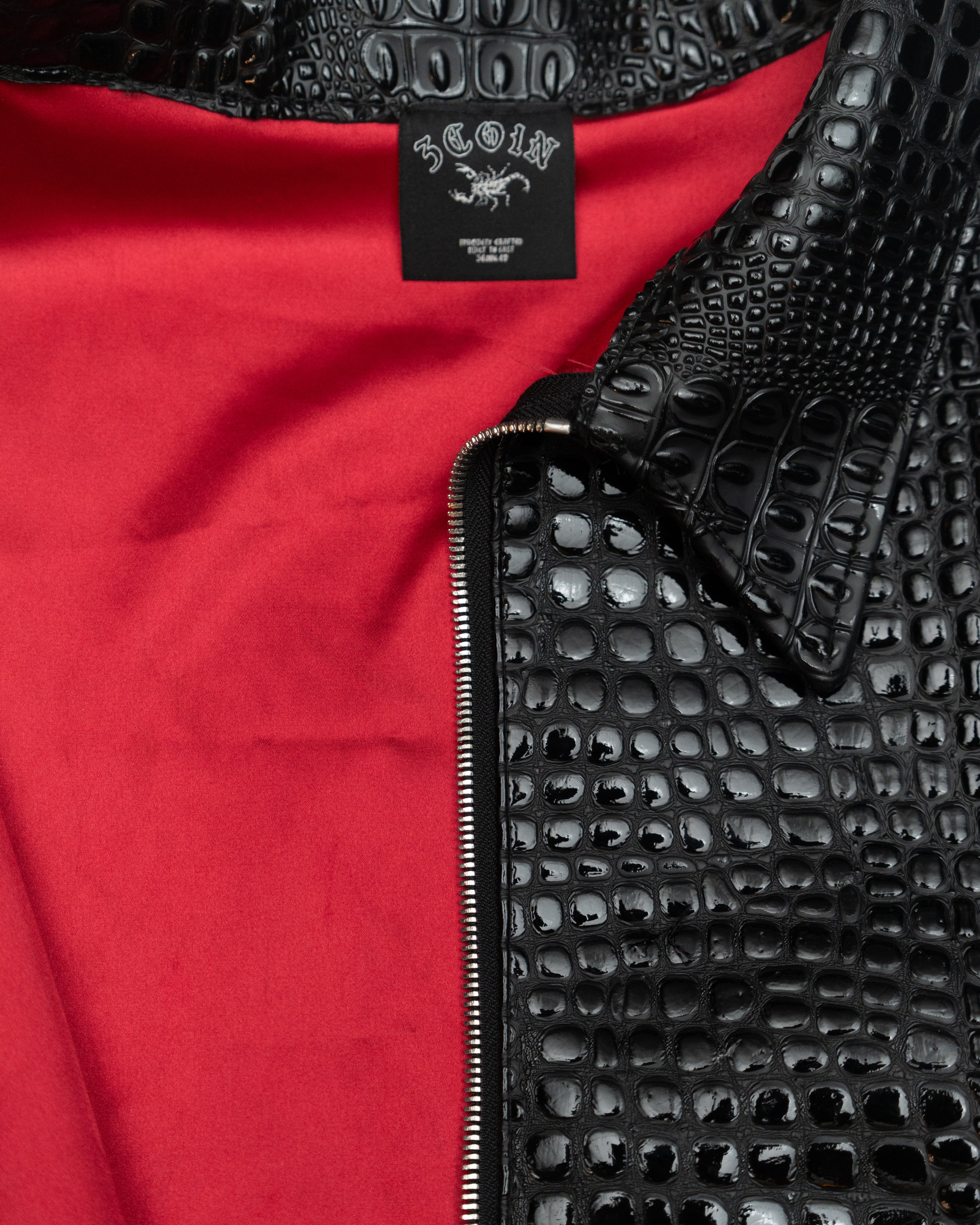 Leather Zip-Up Jacket