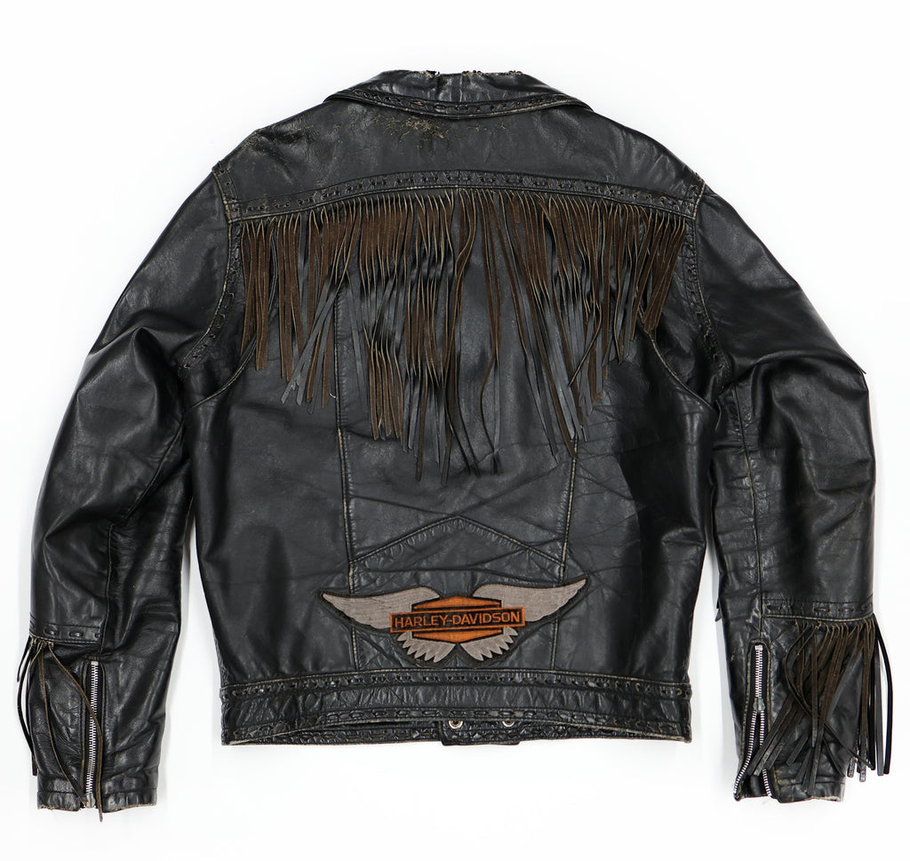FRINGE LEATHER JACKET