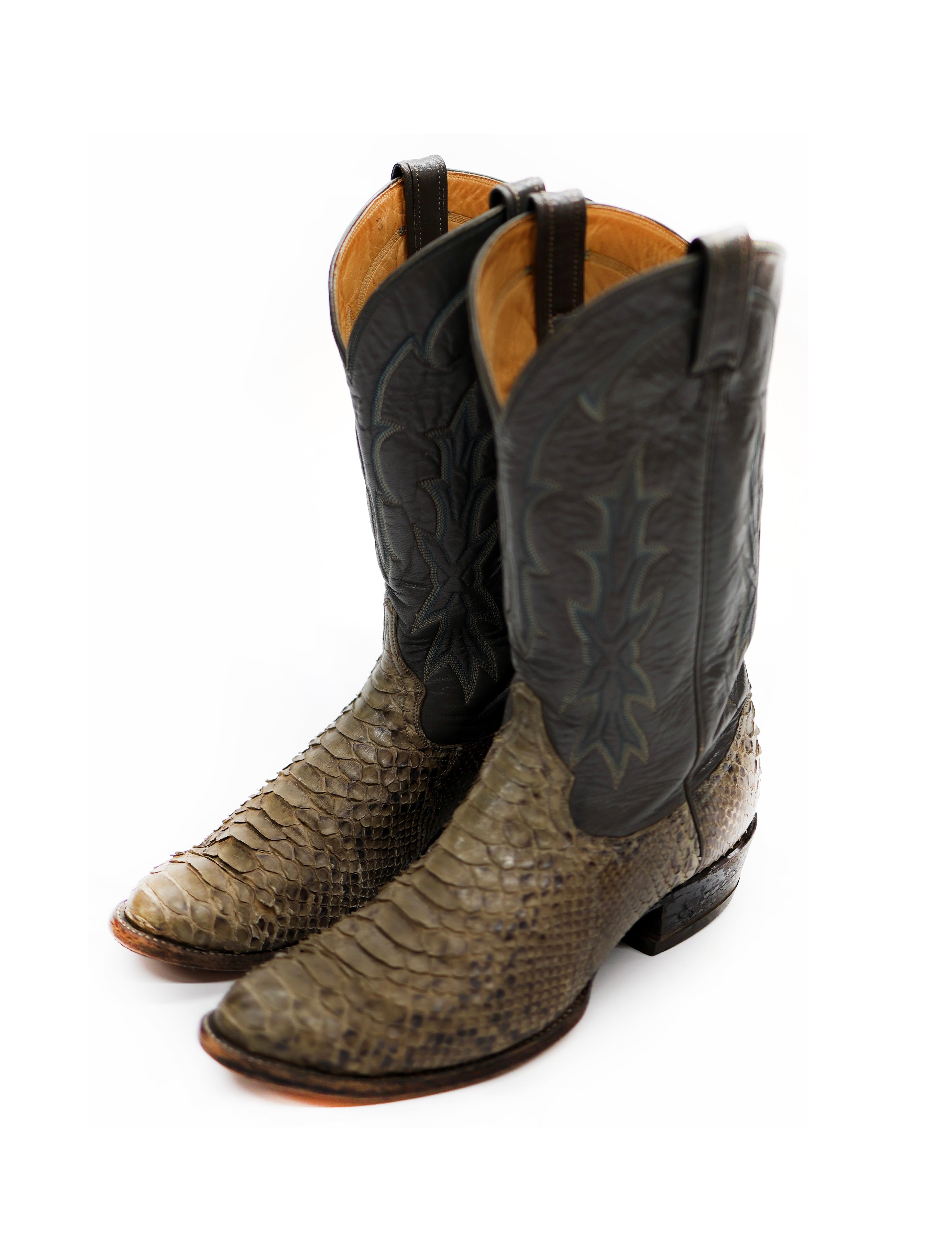 SNAKE SKIN COWBOY BOOTS