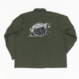 Embroidered Military Jacket
