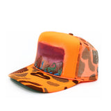 HAND-PAINTED TRUCKER HAT