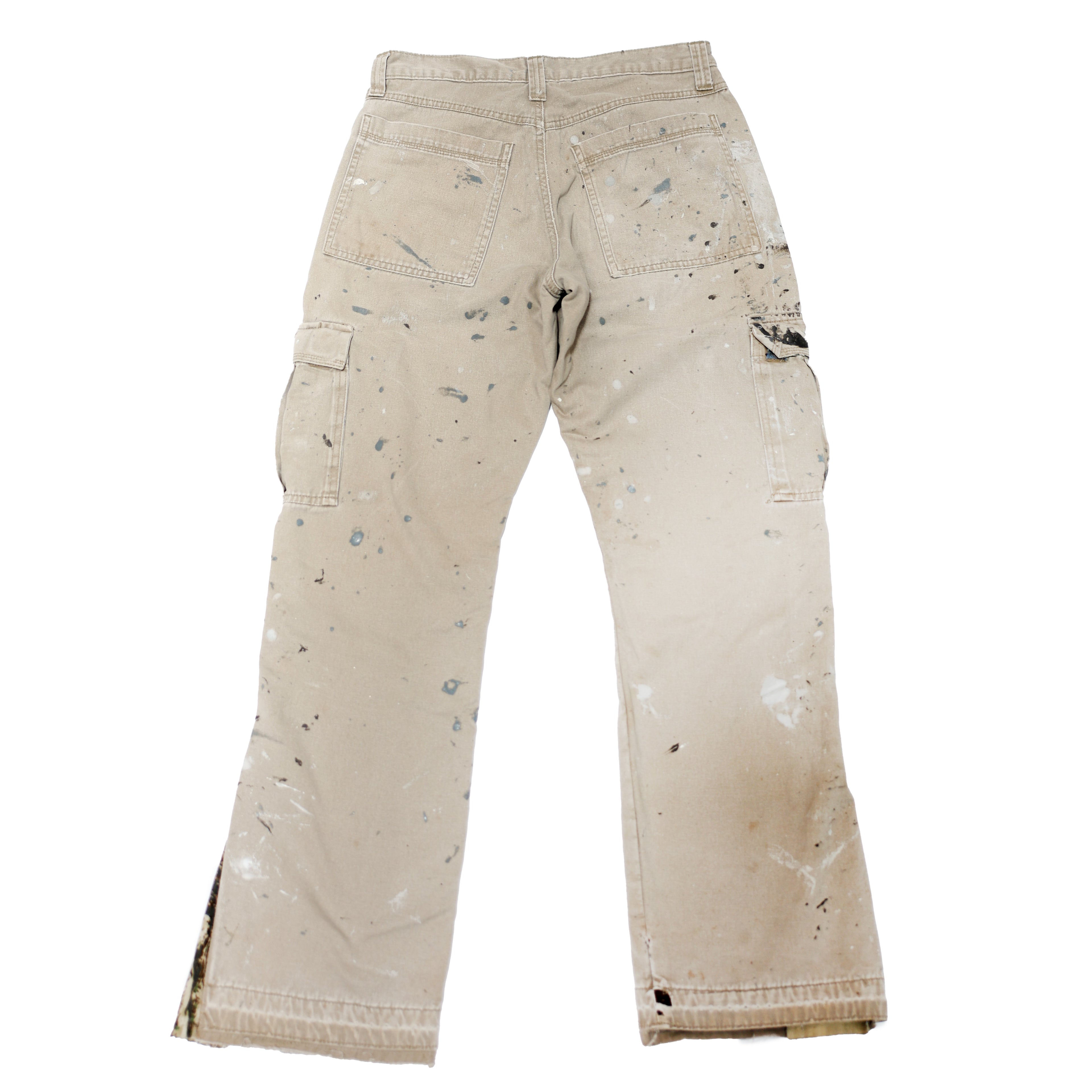 FLARED SPLATTER CARGO PANT