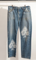 SCREEN PRINTED DENIM