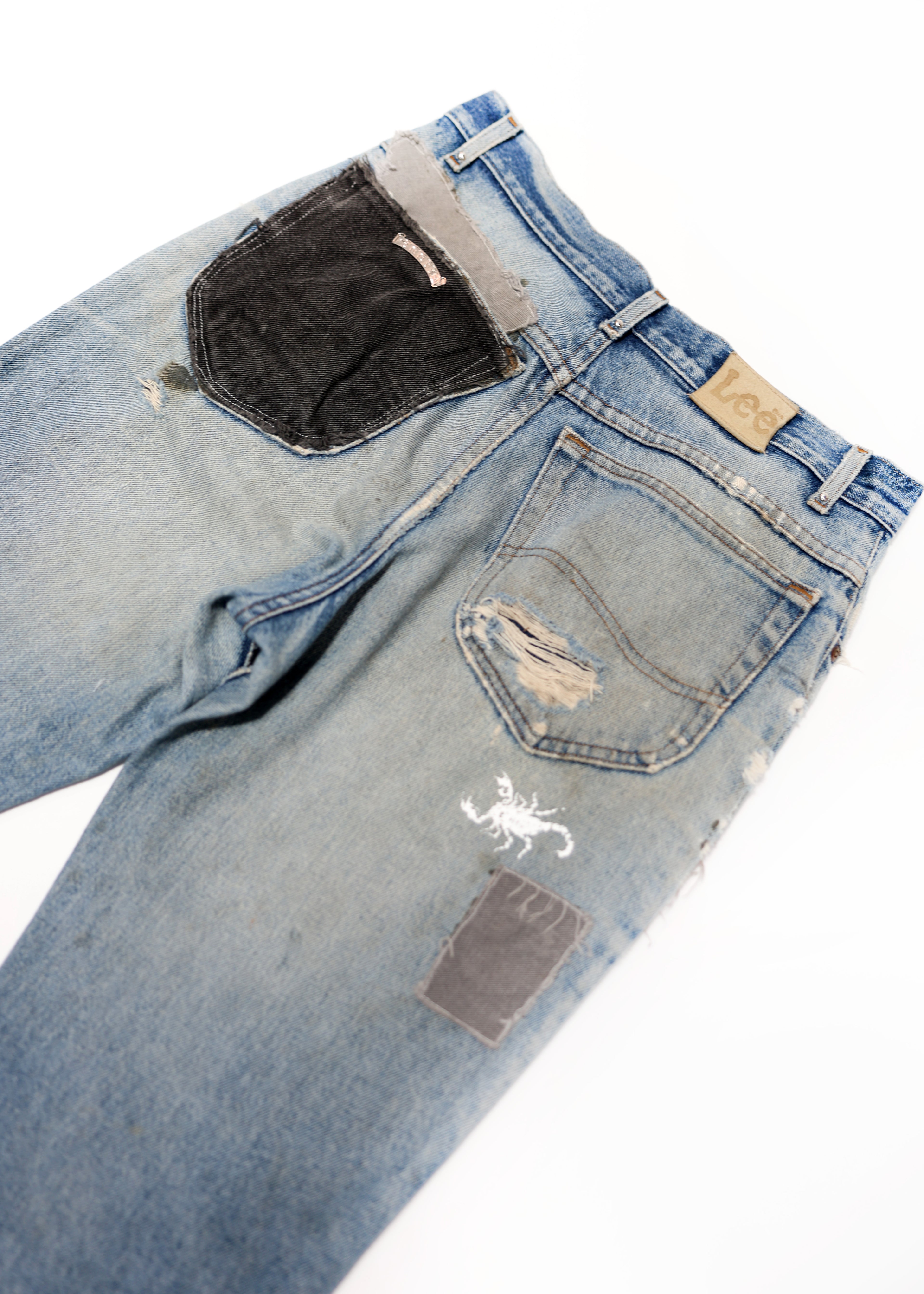 FLARED LEE DENIM JEANS