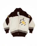 Wool Football Zip-Up