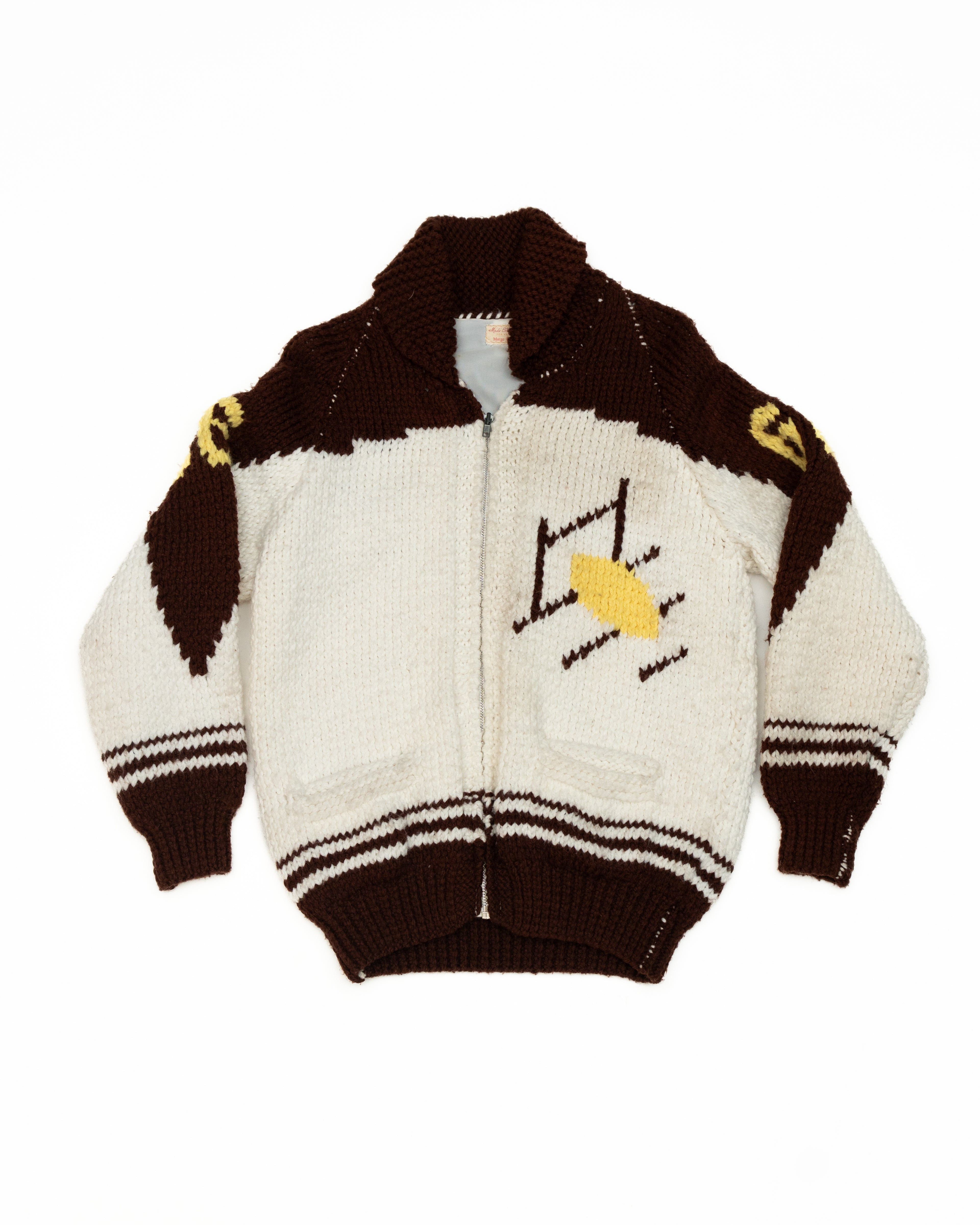 Wool Football Zip-Up