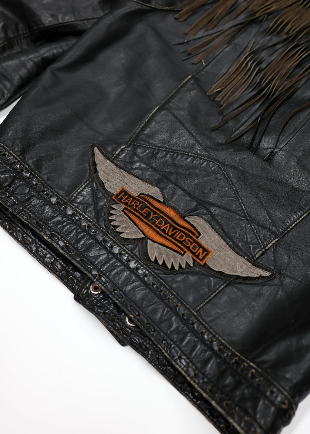 FRINGE LEATHER JACKET