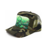 HAND-PAINTED TRUCKER HAT