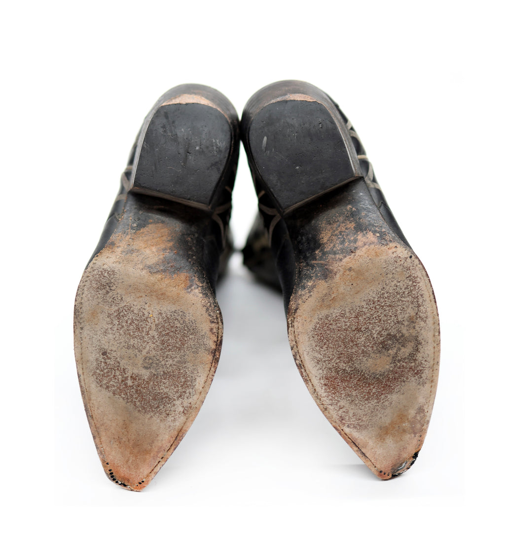 SKULL COWBOY BOOTS