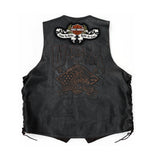 UNIK PINNED LEATHER VEST