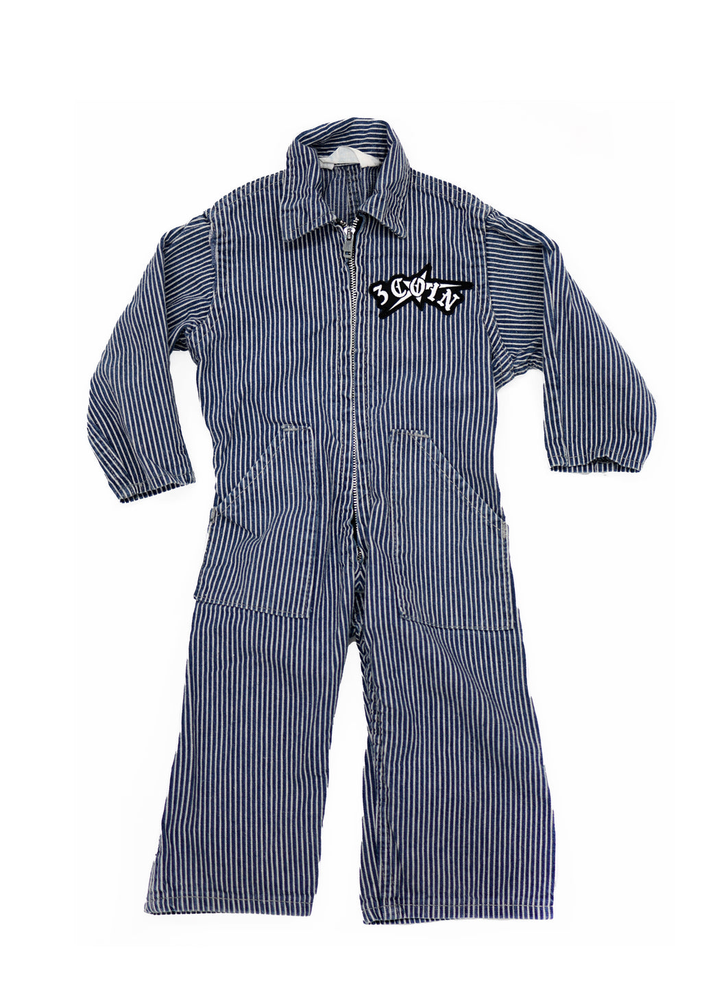 PINSTRIPE COVERALLS