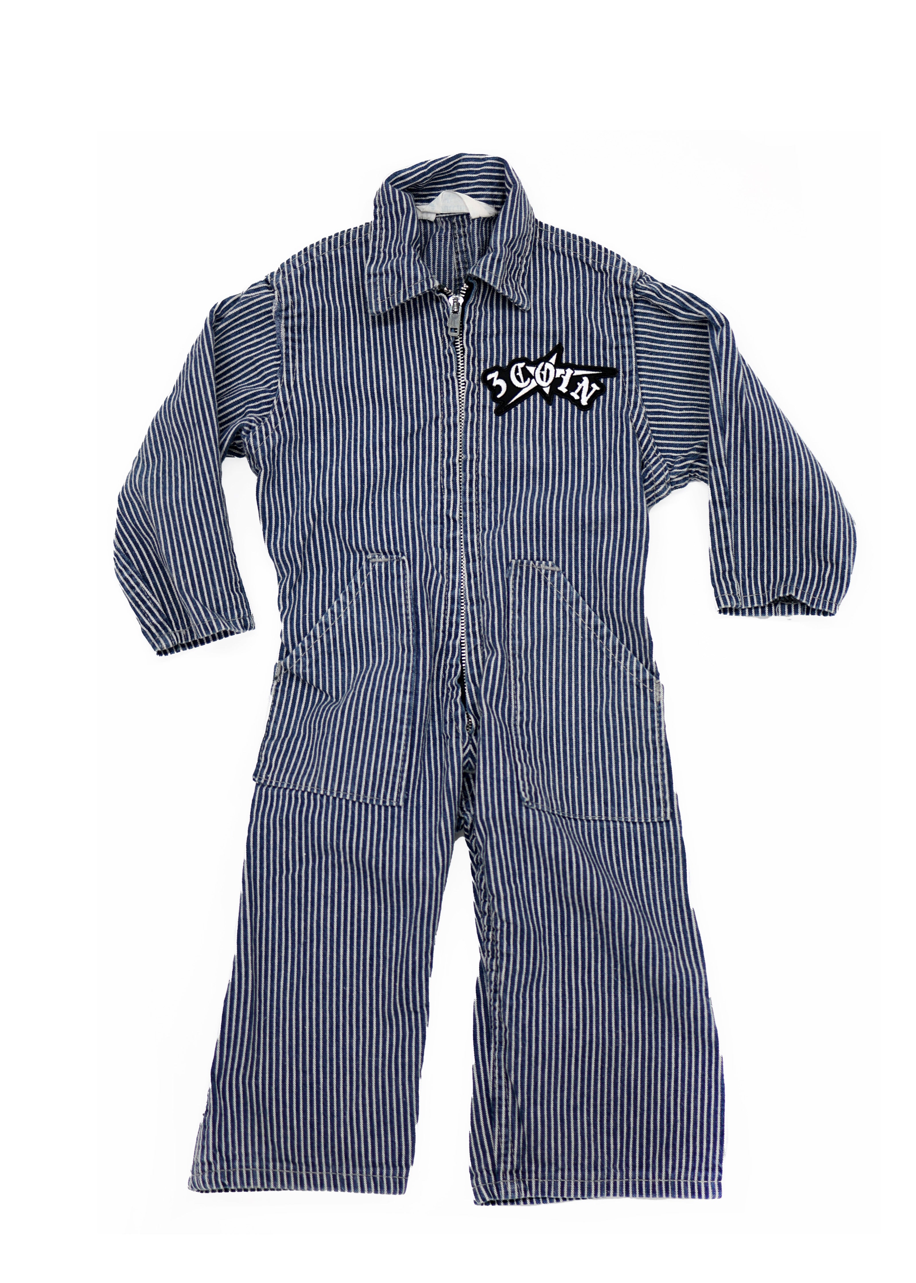 PINSTRIPE COVERALLS