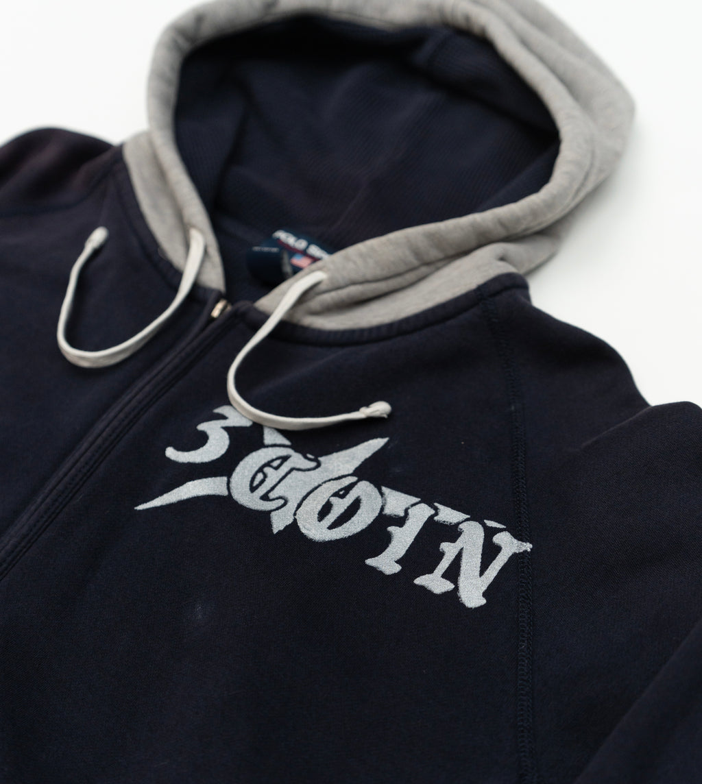 Navy Zip Up Hoodie