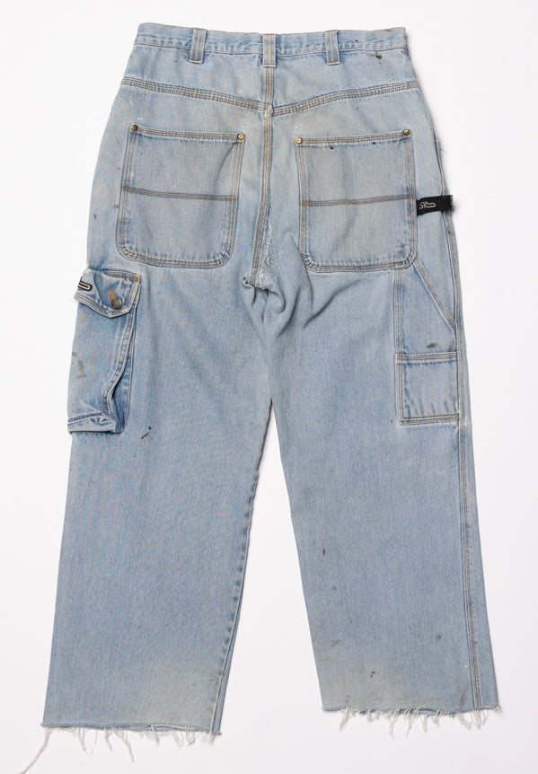 Lightwashed Cargo Pants