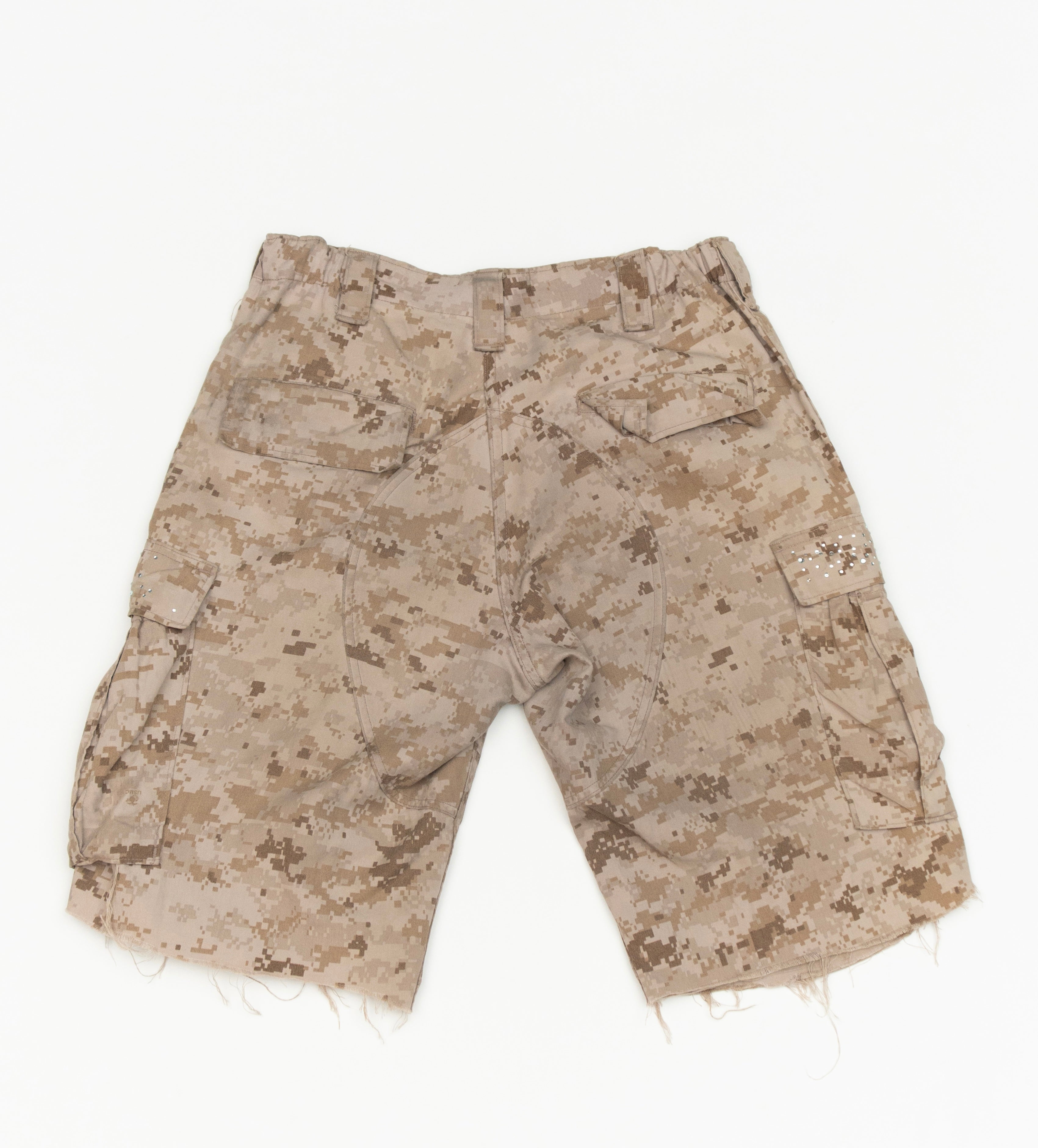 Digital Camo Stone Short
