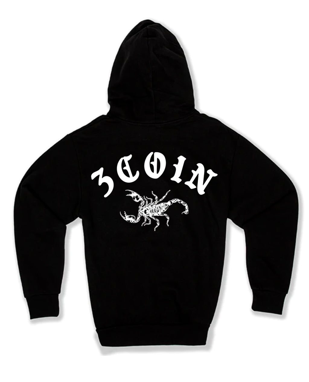 SUDADERA CON CAPUCHA ESCORPIÓN DE 3 MONEDAS