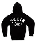 SUDADERA CON CAPUCHA ESCORPIÓN DE 3 MONEDAS