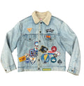 Patched Sherpa Jacket