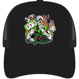 POKER FACE TRUCKER HAT