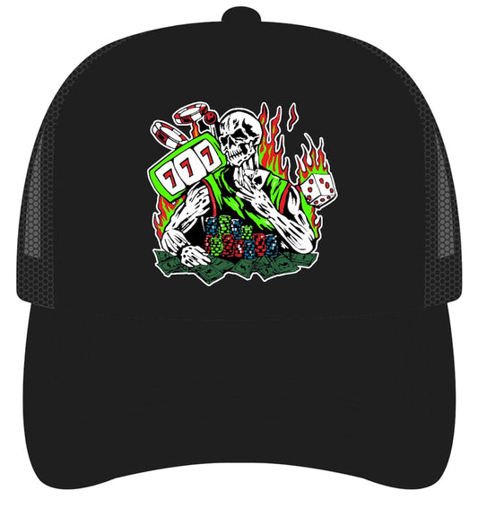 POKER FACE TRUCKER HAT