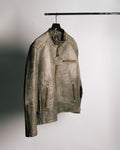 JUST-US MC MOTORCYCLE CLUB CLUB PATCH VINTAGE LEATHER JACKET